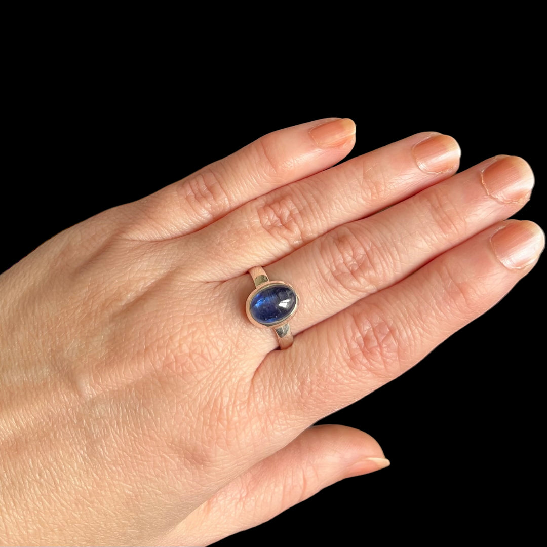 Bague avec kyanite en argent BS026