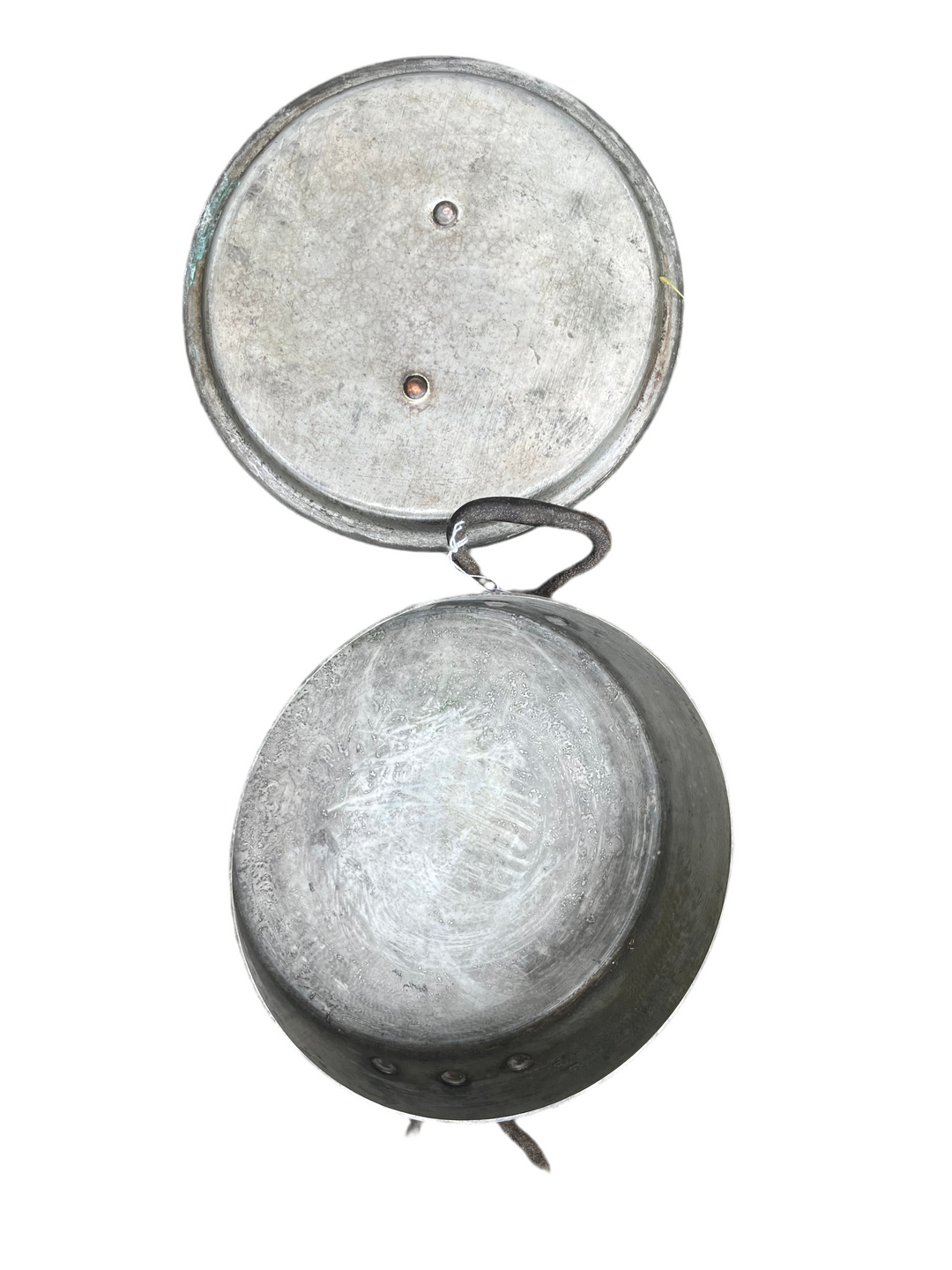 A copper pot diameter 24 cm