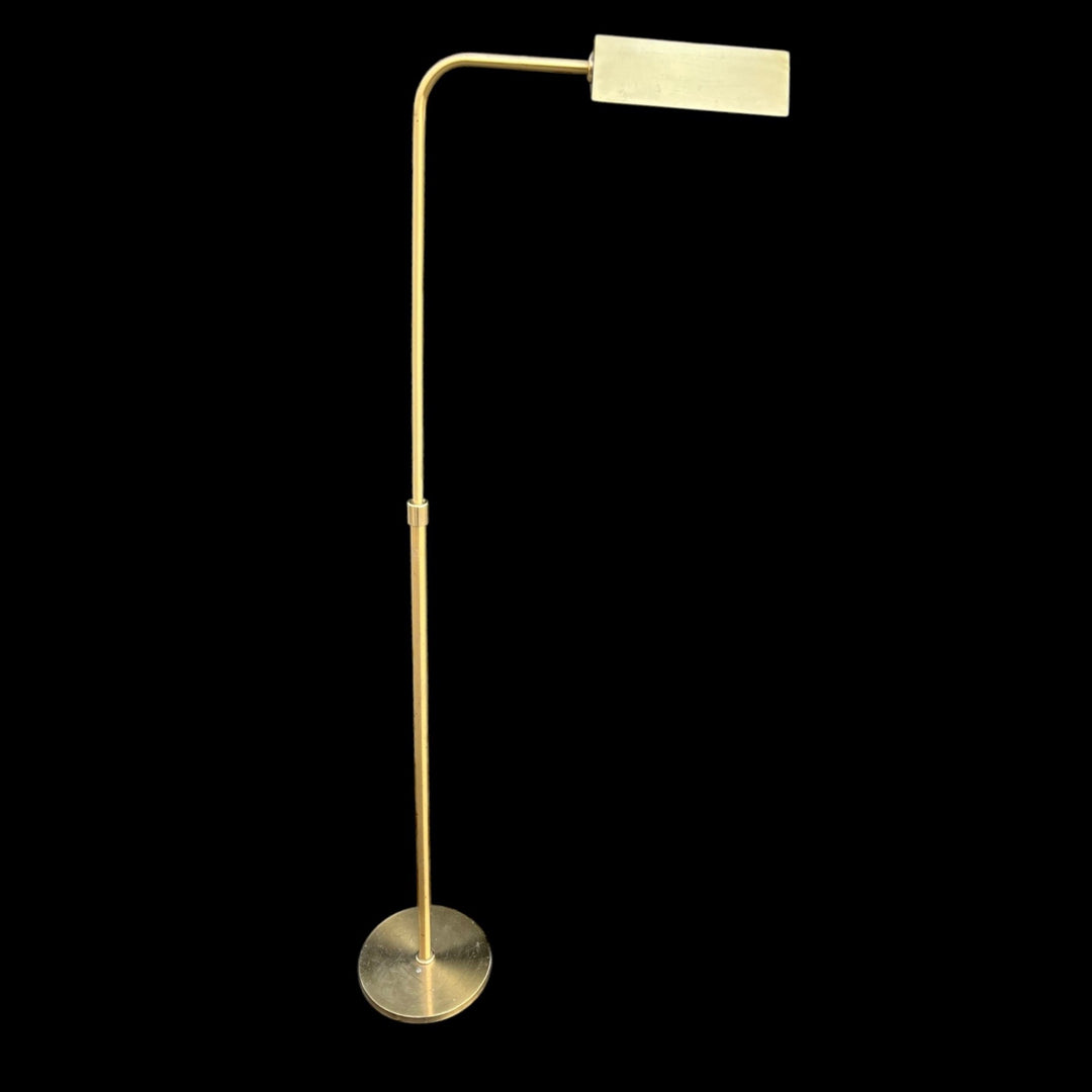 Modernistischer Leser in Golden Messing aus den 1950er/60er Jahren