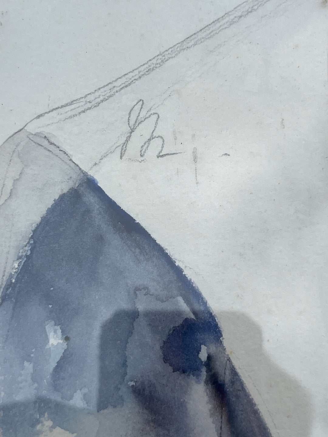 Aquarell einer jungen Mädchen -Art -Deco -Ära