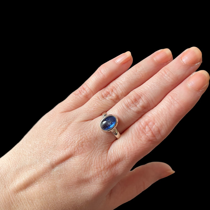 Bague avec kyanite en argent BS026