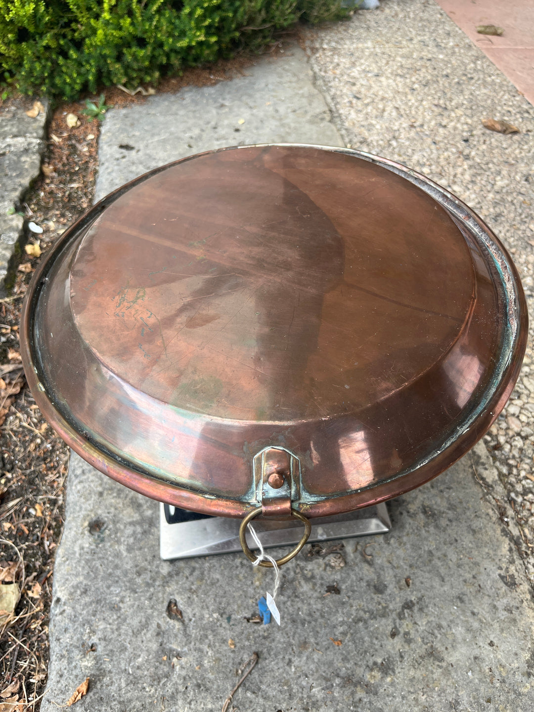 Copper tray 34 cm
