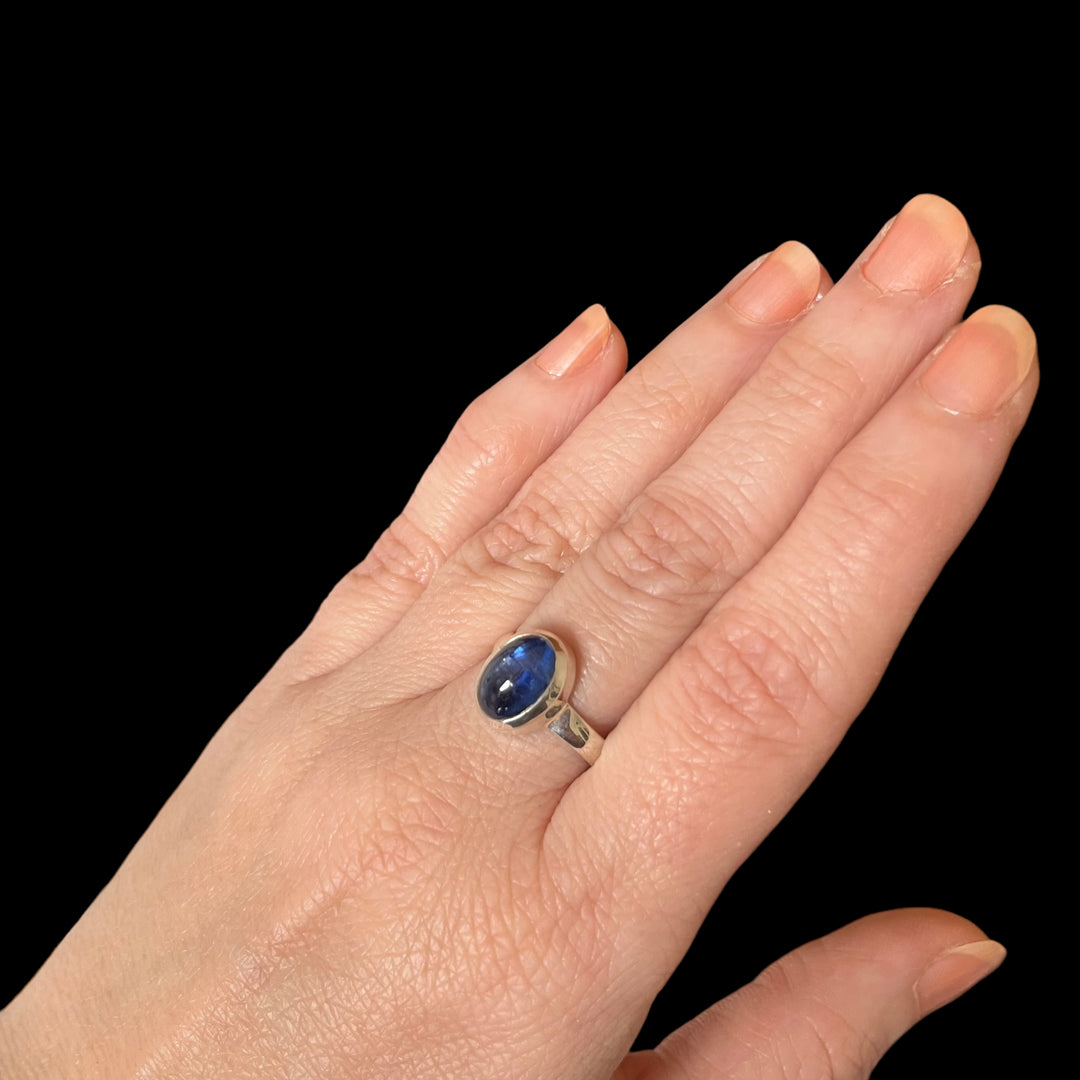 Bague avec kyanite en argent BS026