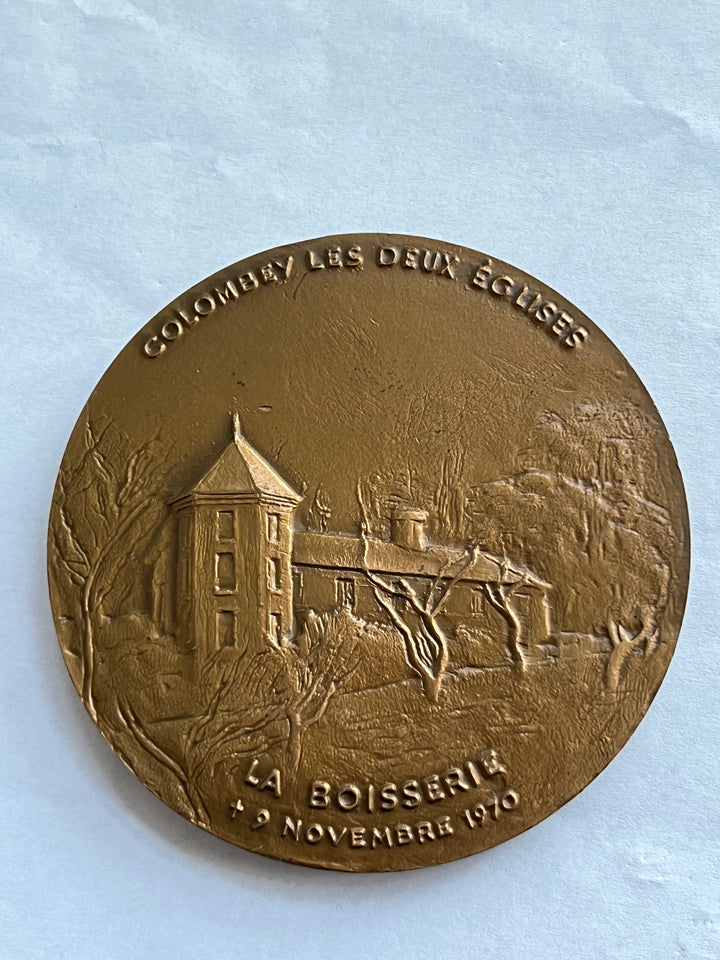Generalbronzemedaille von Gaulle La Boisserie de Belmondo 1979