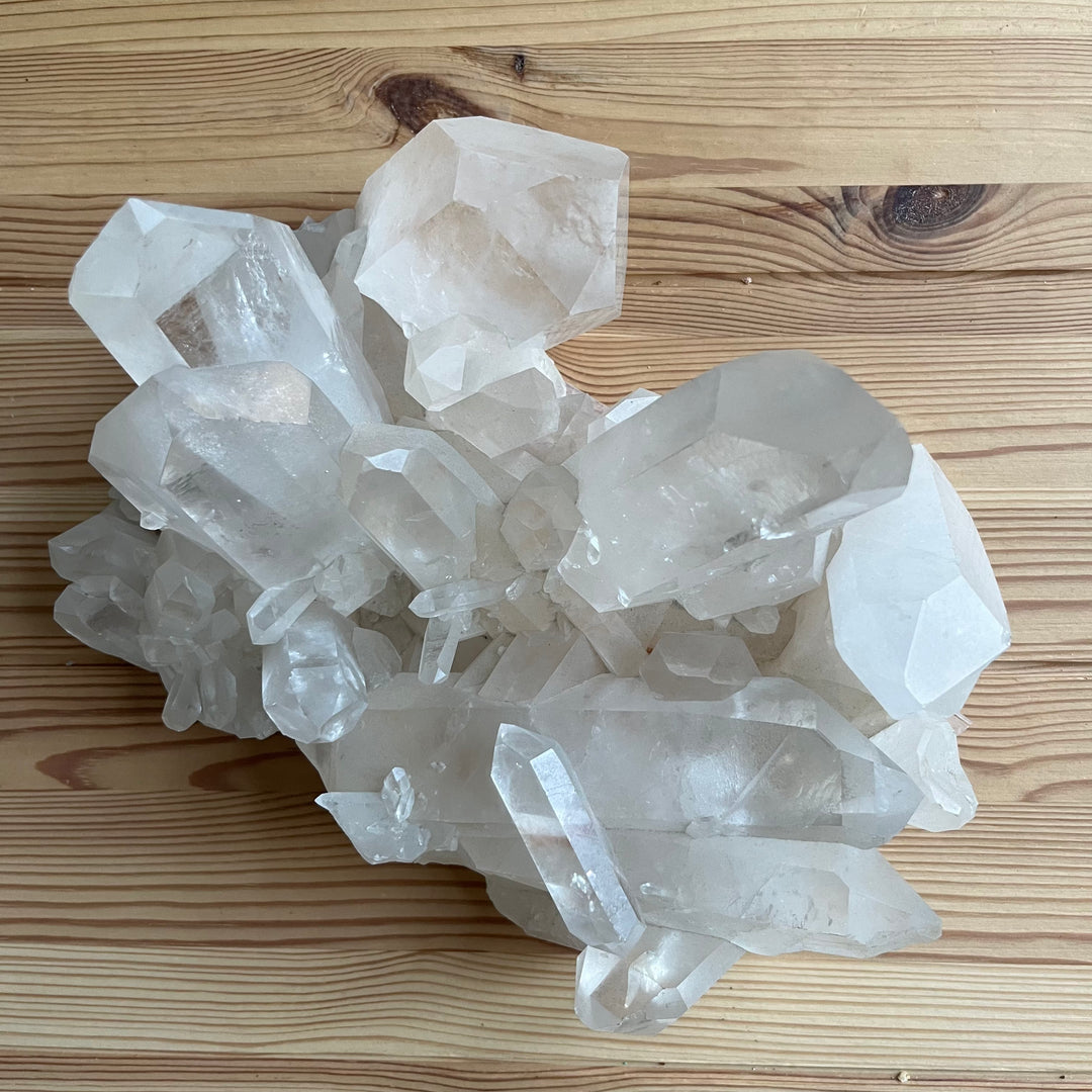 Große Trommel von Roche des Alpes Crystal 25 cm Frankreich