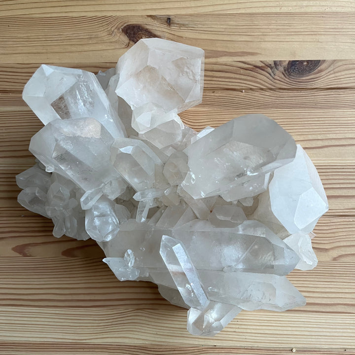 Große Trommel von Roche des Alpes Crystal 25 cm Frankreich