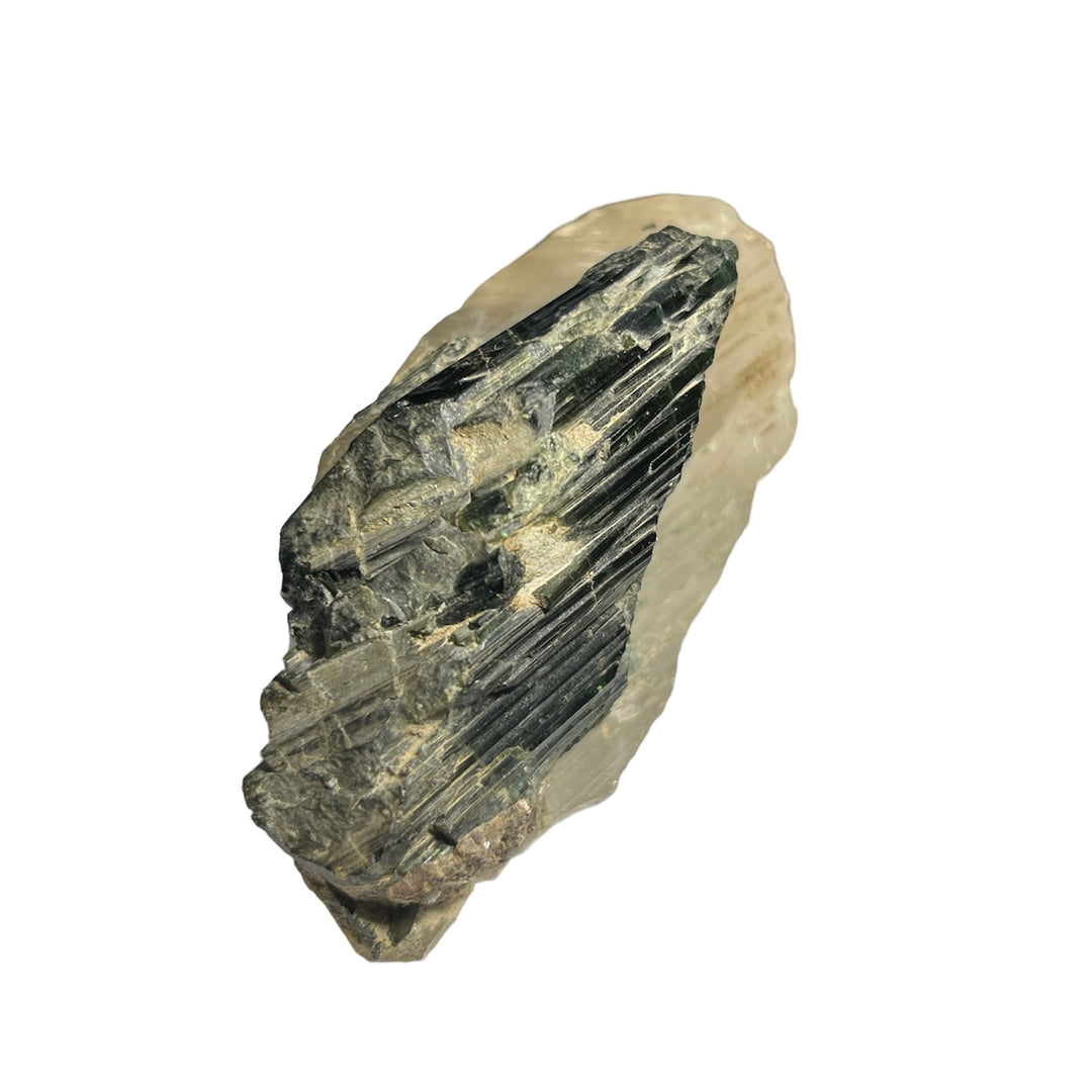 Epidote sur quartz minas Gerais Brésil C37
