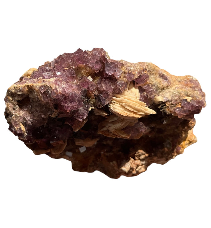 Baryte&Quartz Fluolite La Cabana BerbesスペインDR153