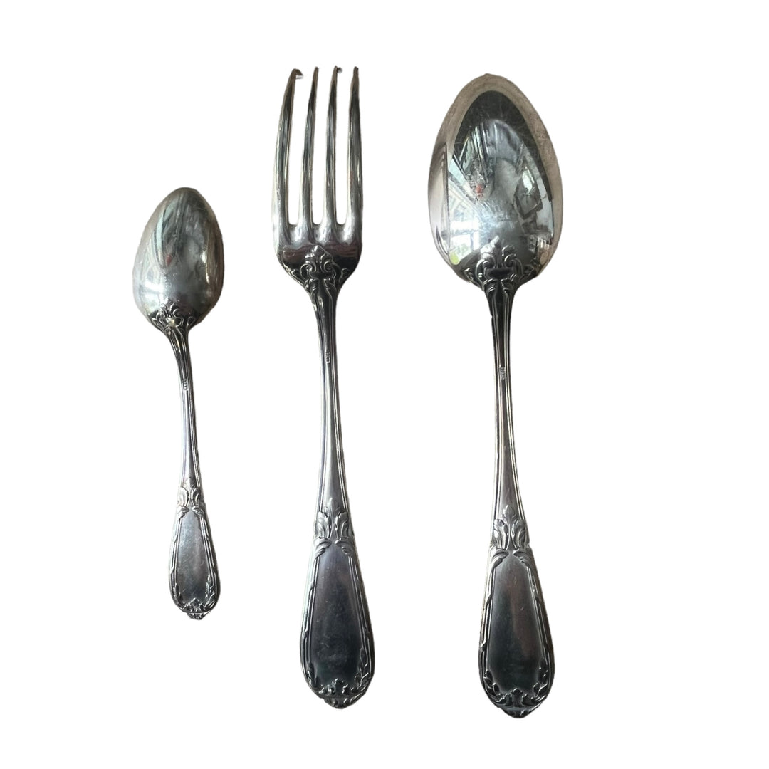 Sfam Housewife 38 Stück Louis XV Silber Metall