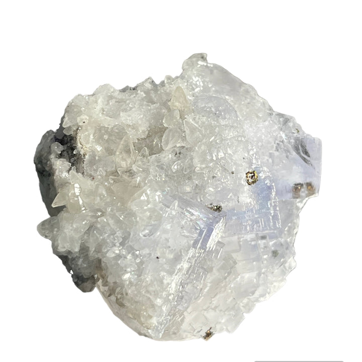 Fluorite avec inclusions pyrite calcite jaimina mine Espagne M18S186