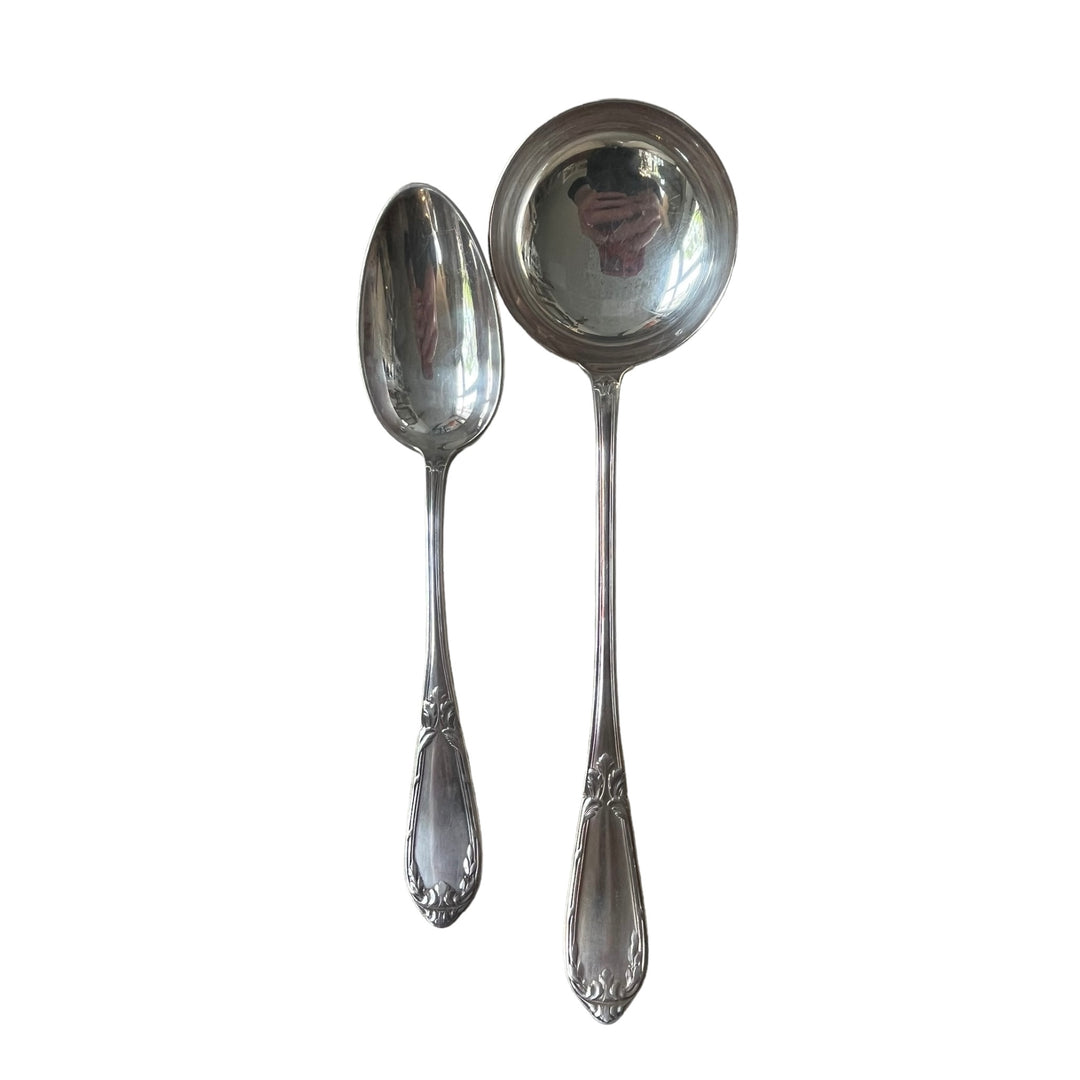 Sfam Housewife 38 Stück Louis XV Silber Metall