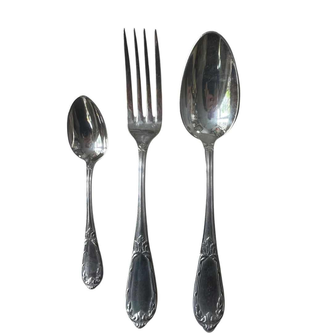 Sfam Housewife 38 Stück Louis XV Silber Metall