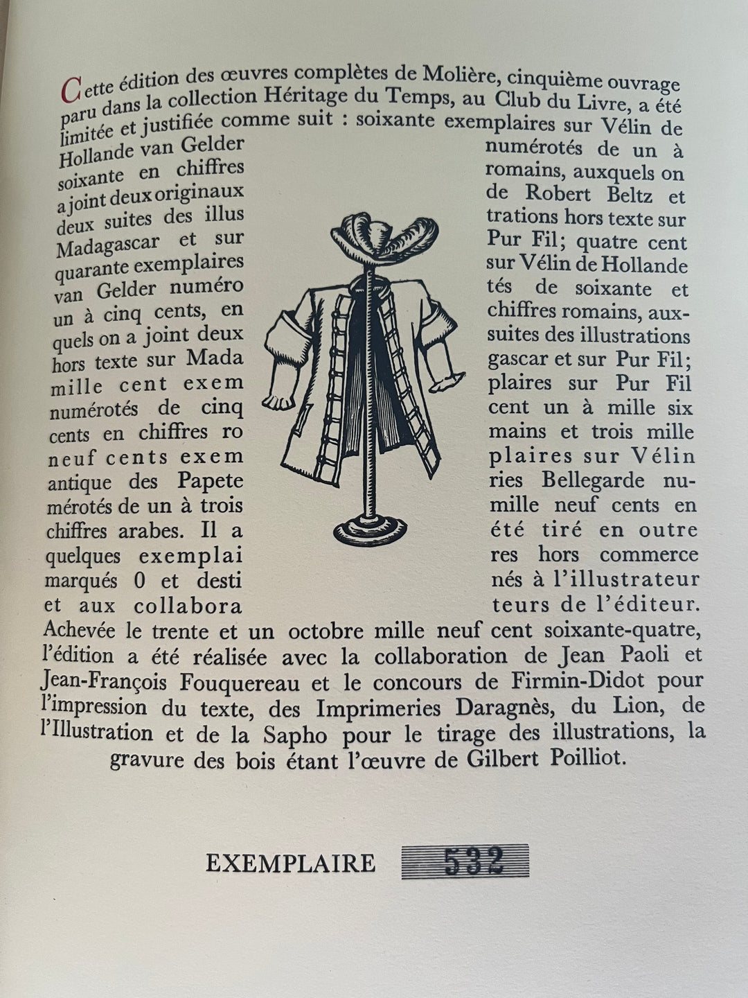 Полный Thêtre Moliere. Белц (Роберт) 5 томов 1964