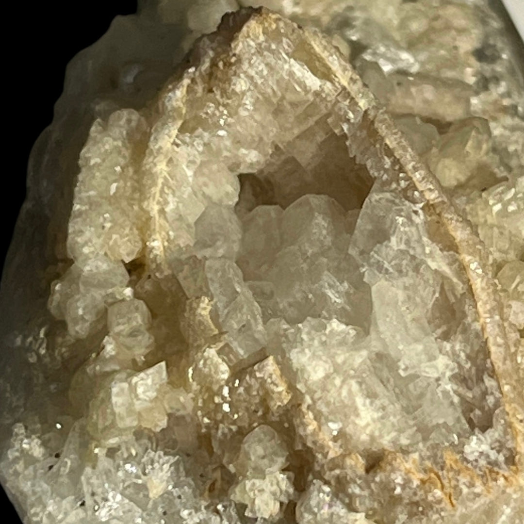 calcite sur quartz Guanajuato Mexique DR126b