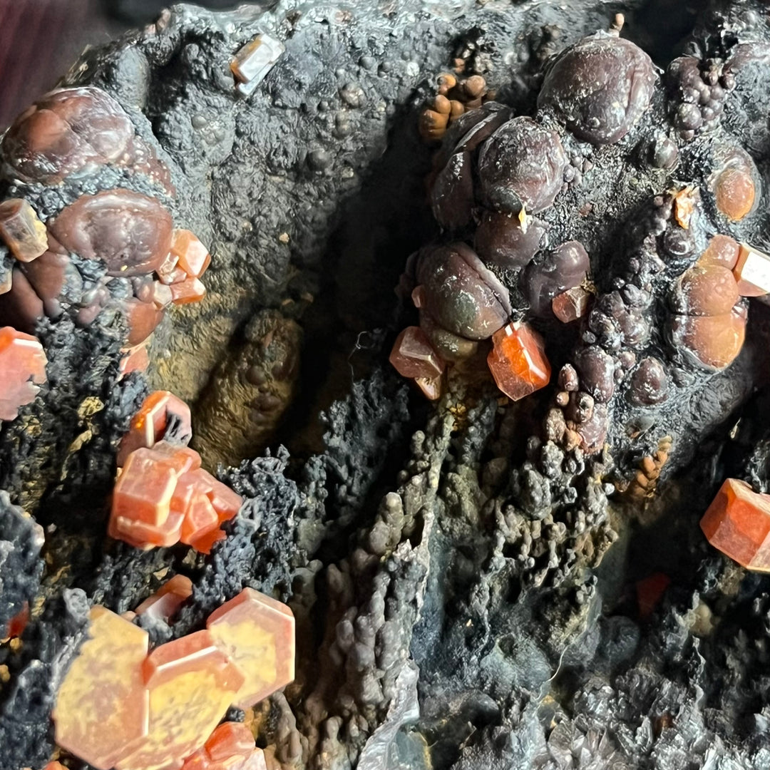 Vanadinite goethite Maroc DB45