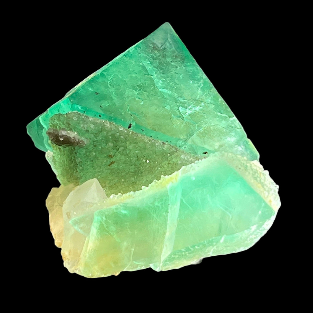Fluorite with quartz South Africa DA144