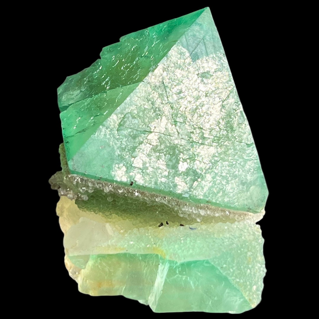 Fluorite with quartz South Africa DA144