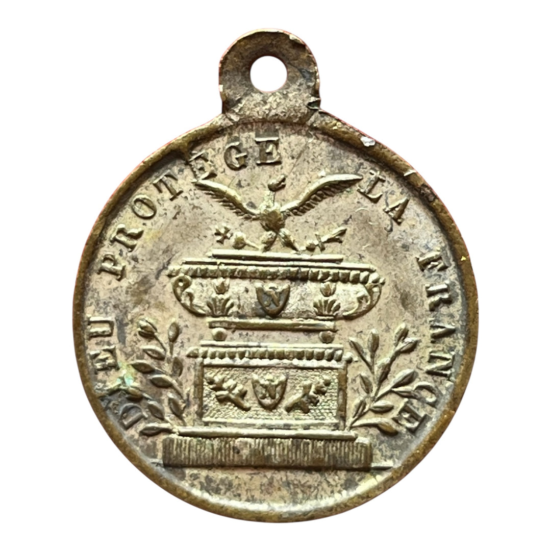 France, medal, Napoleon I, God protects France