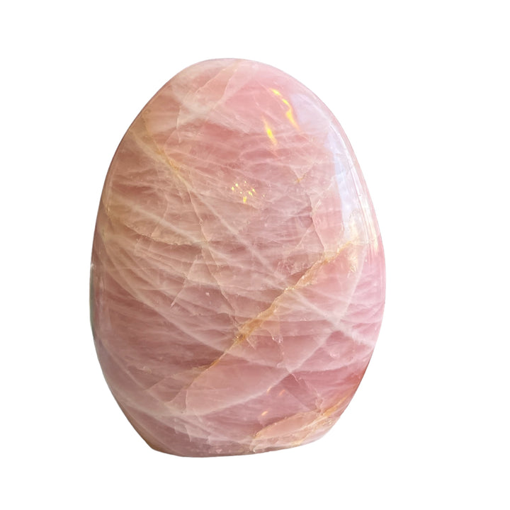 Quartz rose poli Madagascar 1,12 kg  QTZR7