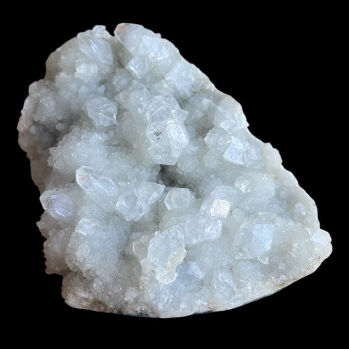 Apophyllit auf Quarz Jalgaon India DW193