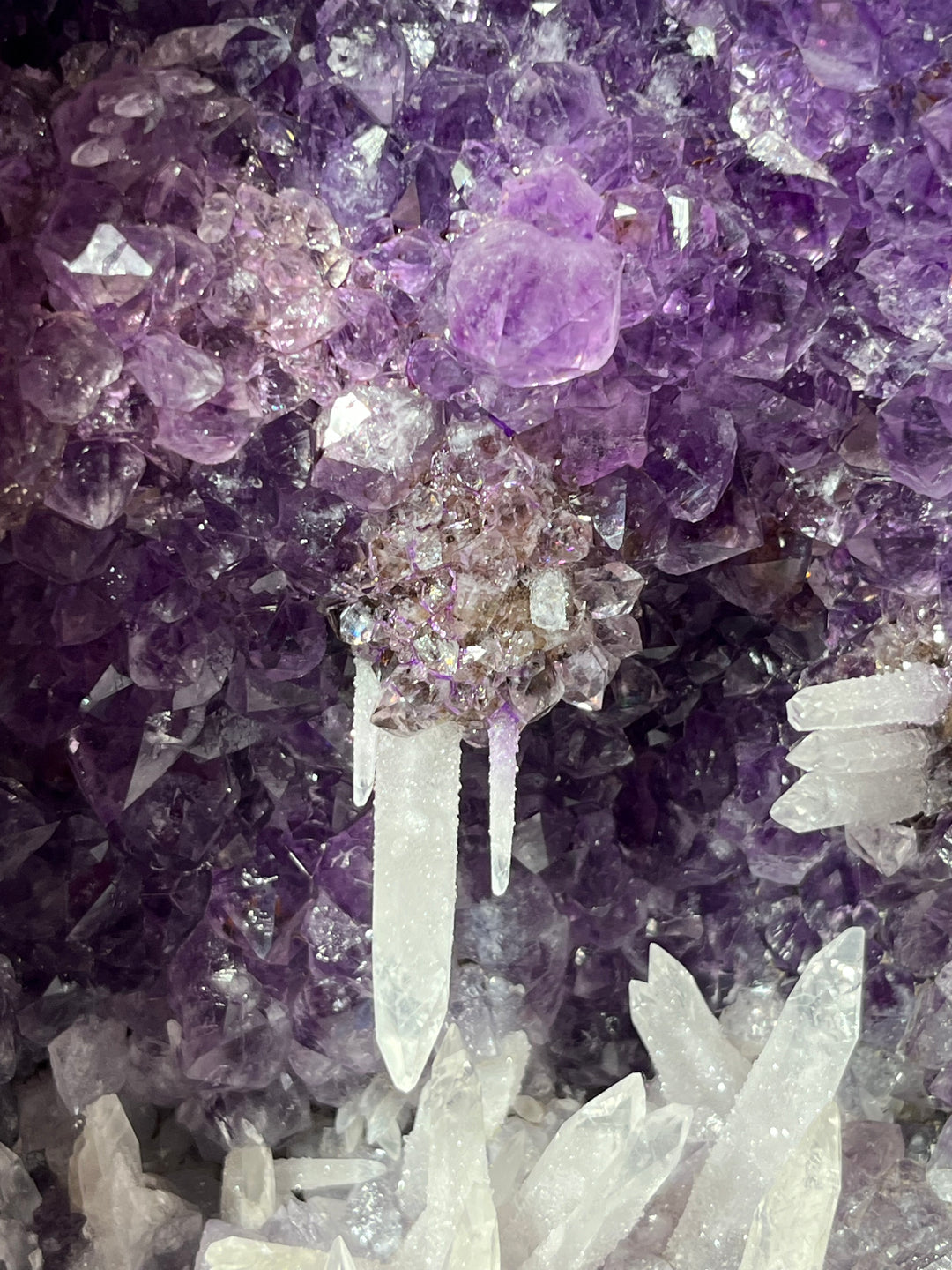 Geode Amethyst Calcit AAA Brasilien AMG6