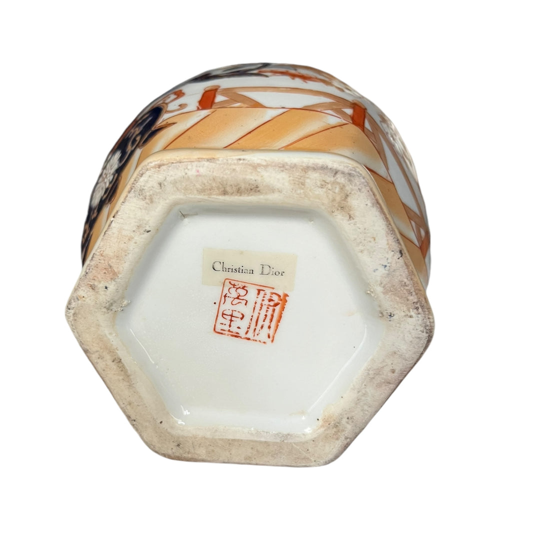 Japanische Vase Imari Christian Lacroix in Keramik spät 19.