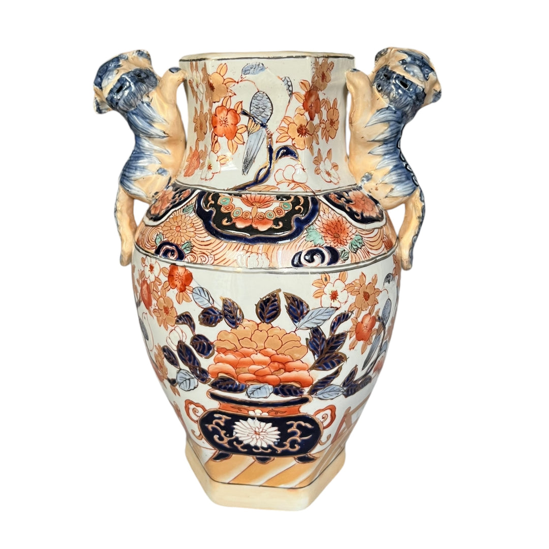 Japanische Vase Imari Christian Lacroix in Keramik spät 19.