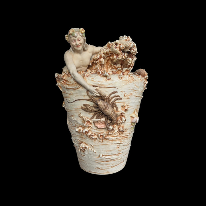 Triton、Crab、LobsterのVase Theme Royal Dux
