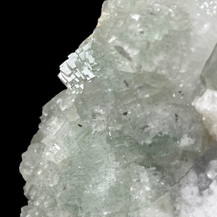 Fluorite polysynthétique verte, quartz Fontsante Var France DR131