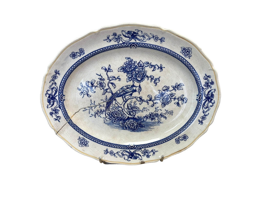Kintsugi plat décoratif W R Mindwinter Burslem Paradise
