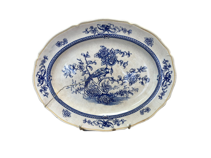 Kintsugi plat décoratif W R Mindwinter Burslem Paradise