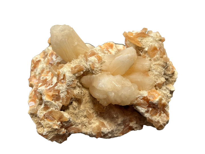 Stellerite Heulandite auf Mordenit India DW141
