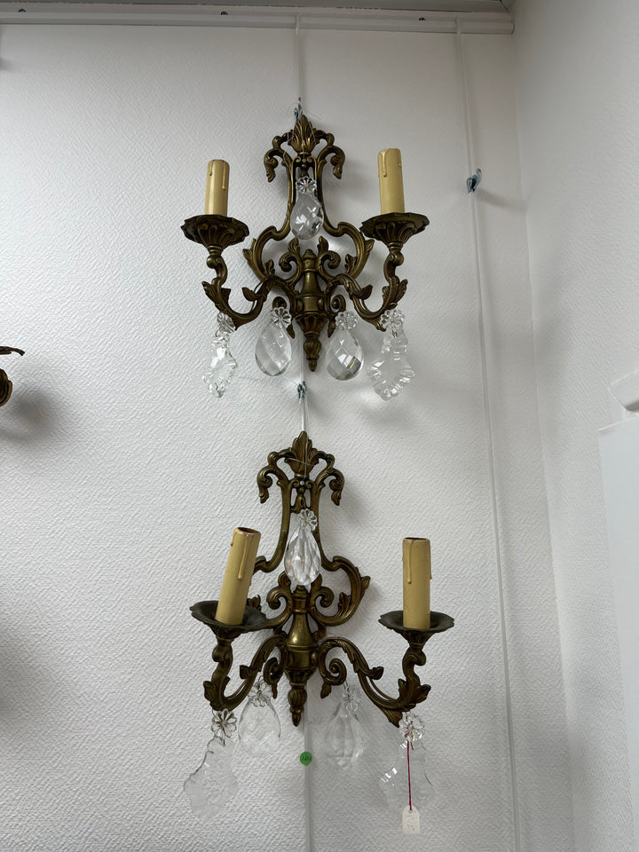 Bronze and Pampilles Style Louis XV