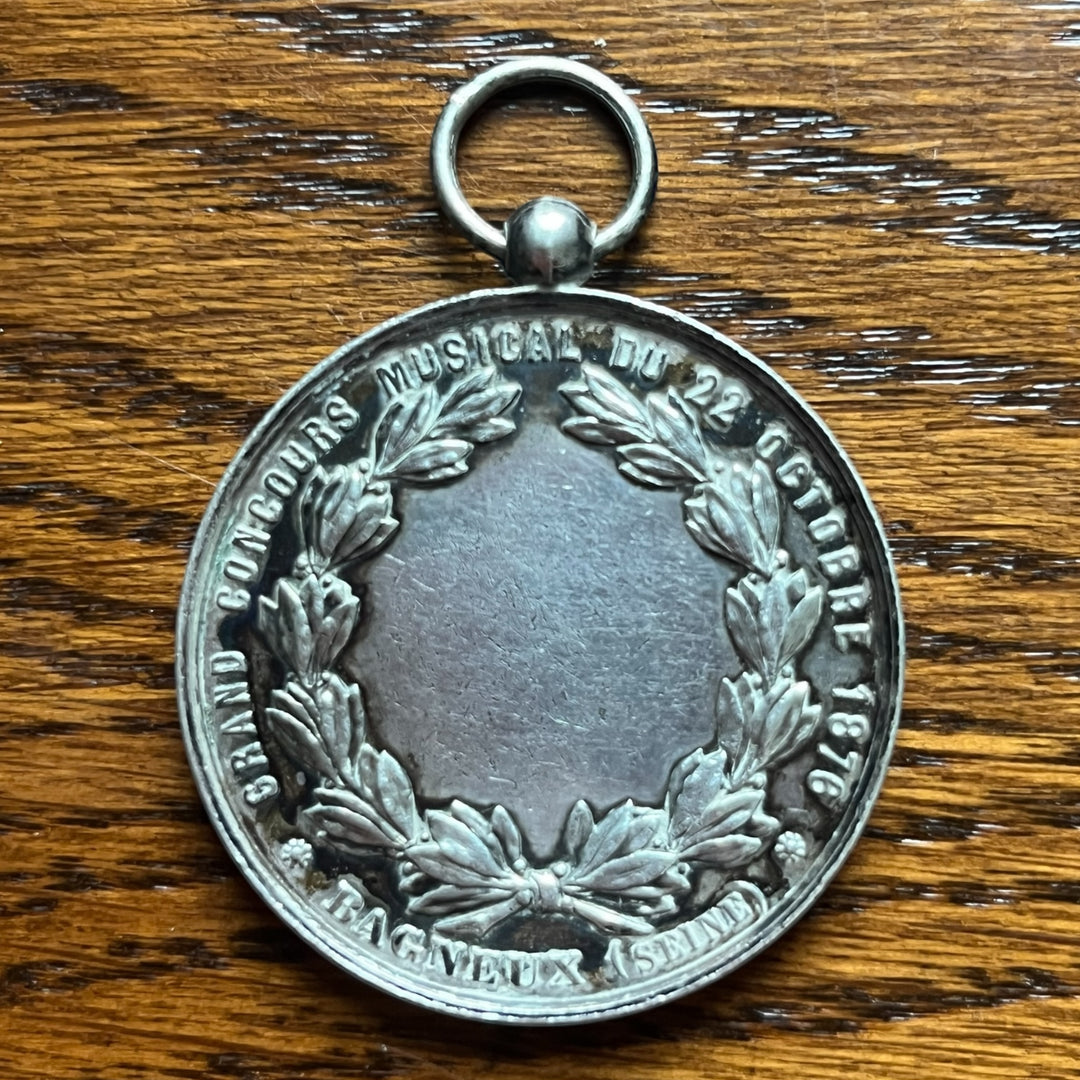 Bagneux silver medal Musical competition Oct 22, 1876