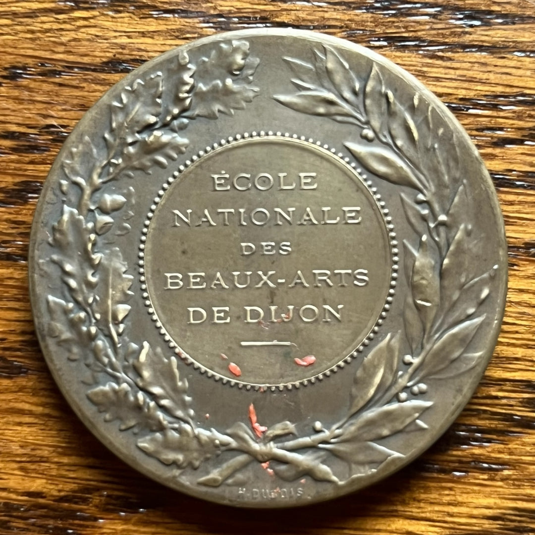 Bronze medal School of Fine Arts of Dijon by Lagrange and Dubois