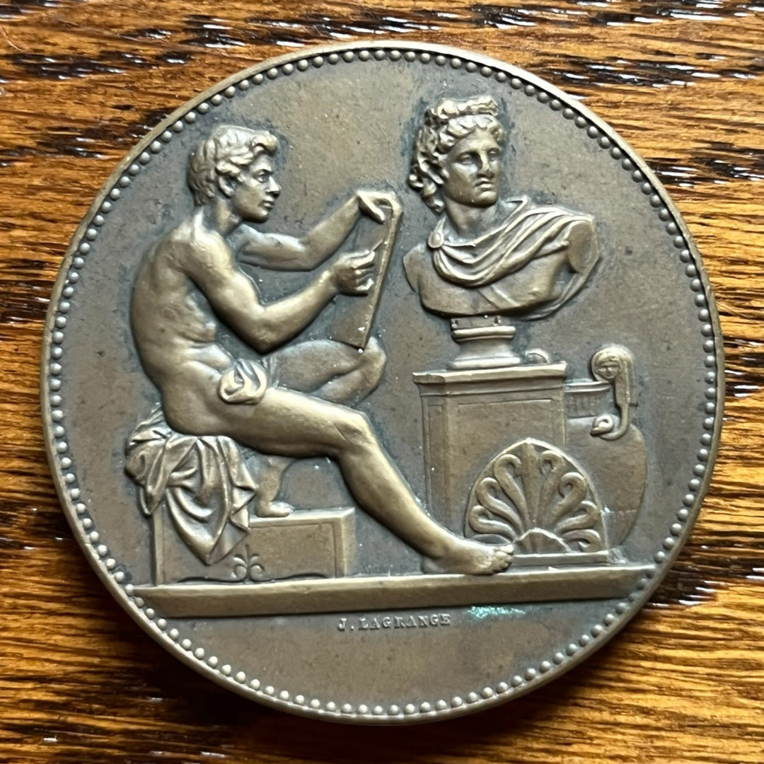 Bronze medal School of Fine Arts of Dijon by Lagrange and Dubois