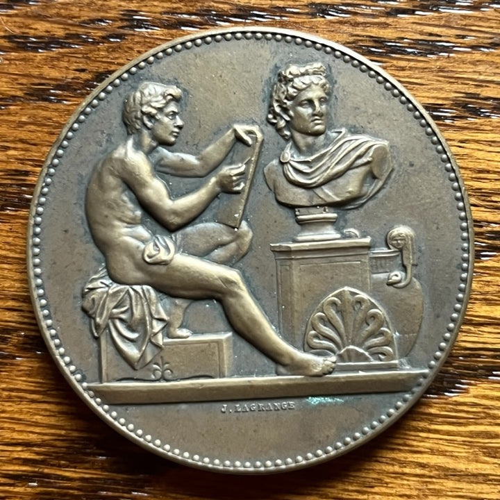 Bronze medal School of Fine Arts of Dijon by Lagrange and Dubois