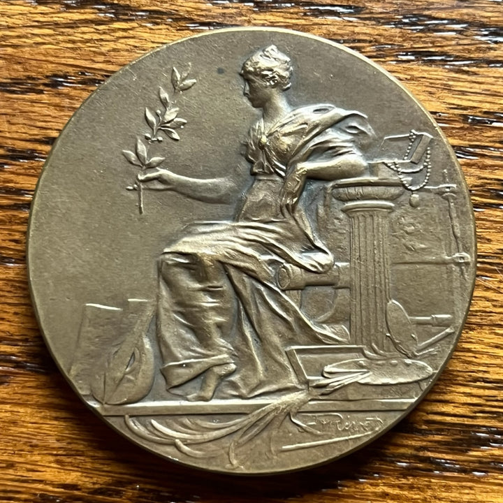 Bronze medal School of Fine Arts of Dijon by Rivet
