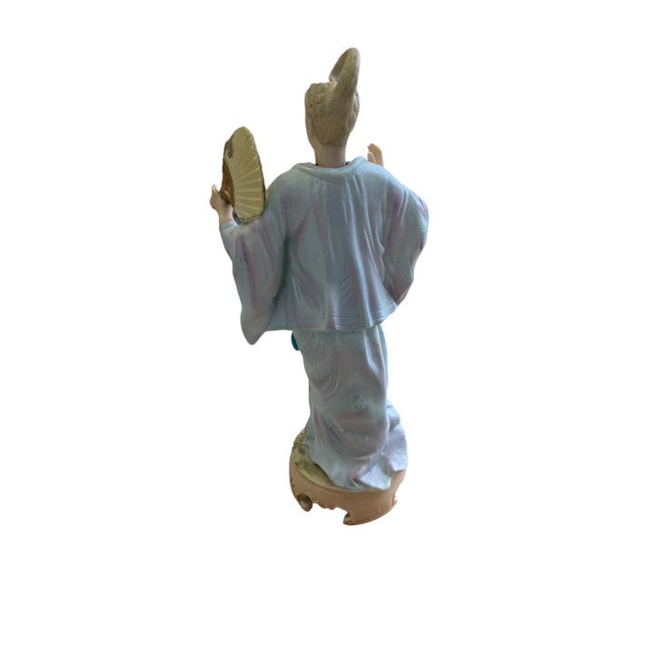 Chinese courtier in bisque porcelain with moving head 19th century