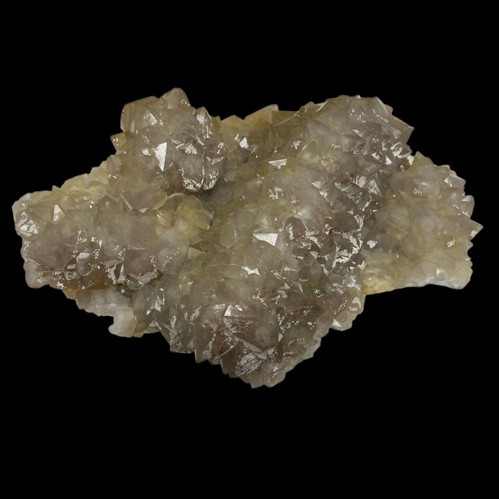 Quarz epimorph auf Fluorit Maxonchamp Remiremont Vosges France DA56