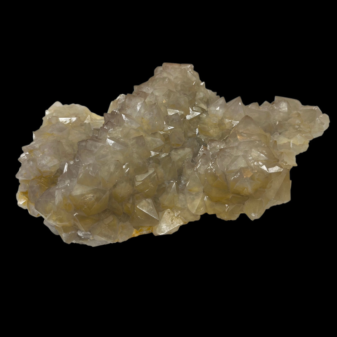Quarz epimorph auf Fluorit Maxonchamp Remiremont Vosges France DA56