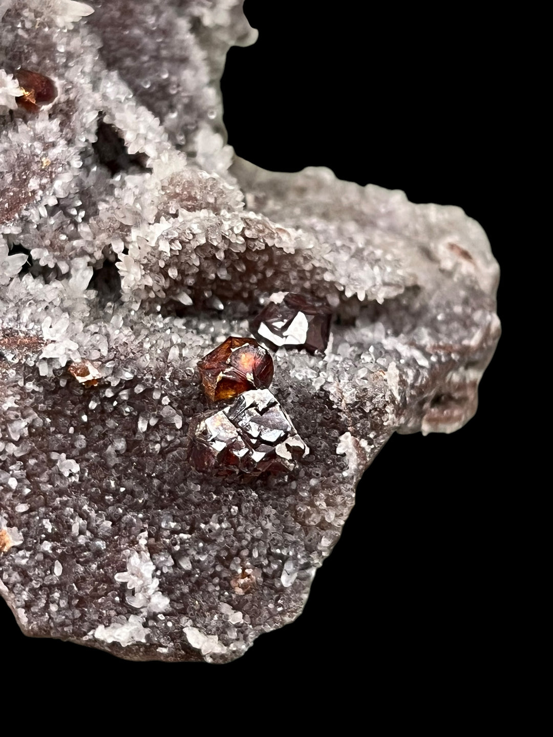 Сфалерит на Quartz Shuikoushan Hunan China DA205
