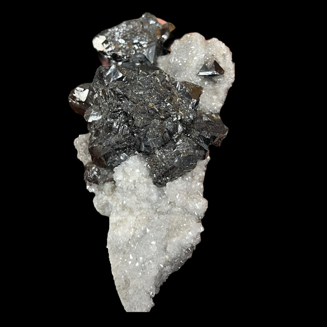 Sphalerite на Quartz Elmwood Mine Tennessee USA DR289
