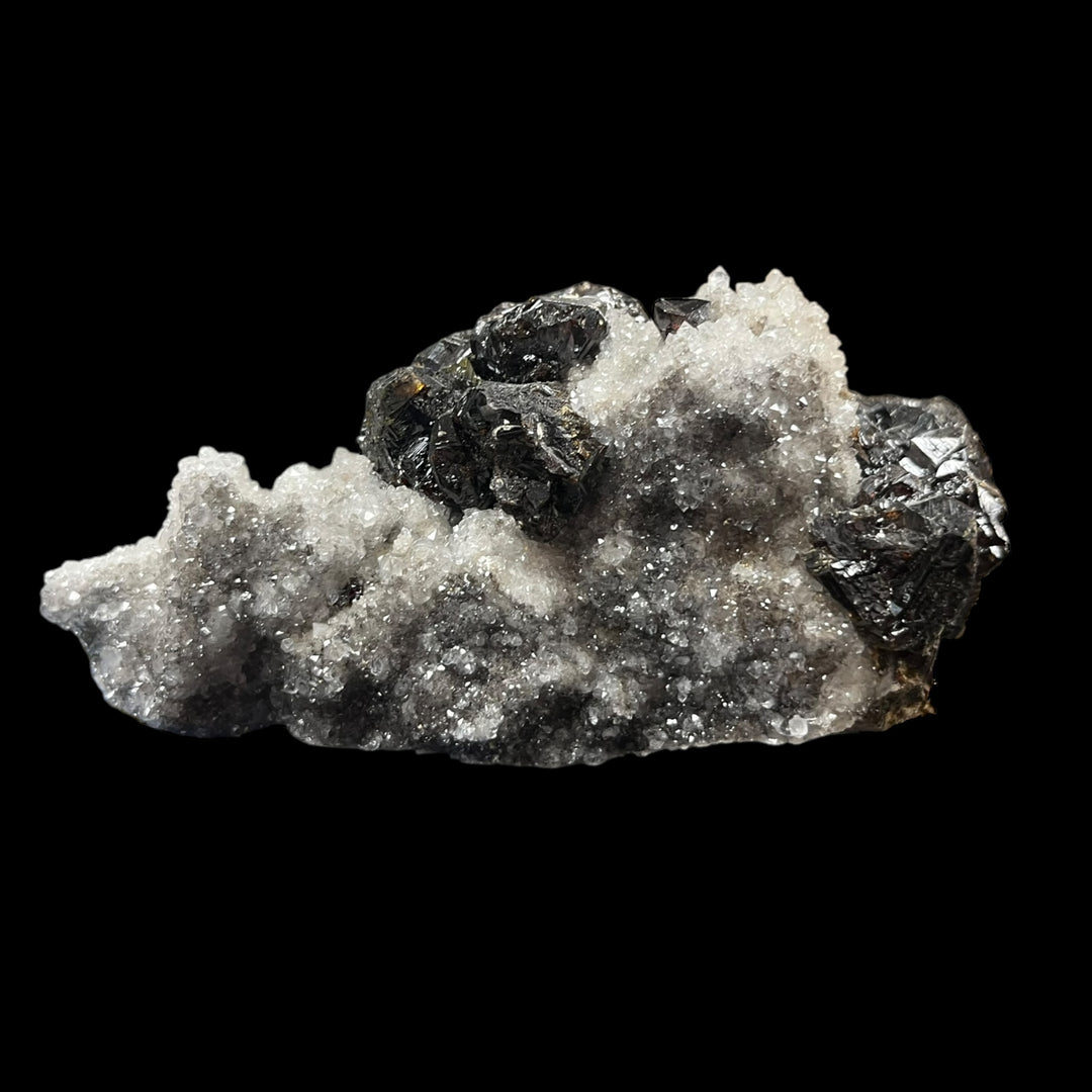 Sphalerite на Quartz Elmwood Mine Tennessee USA DR289