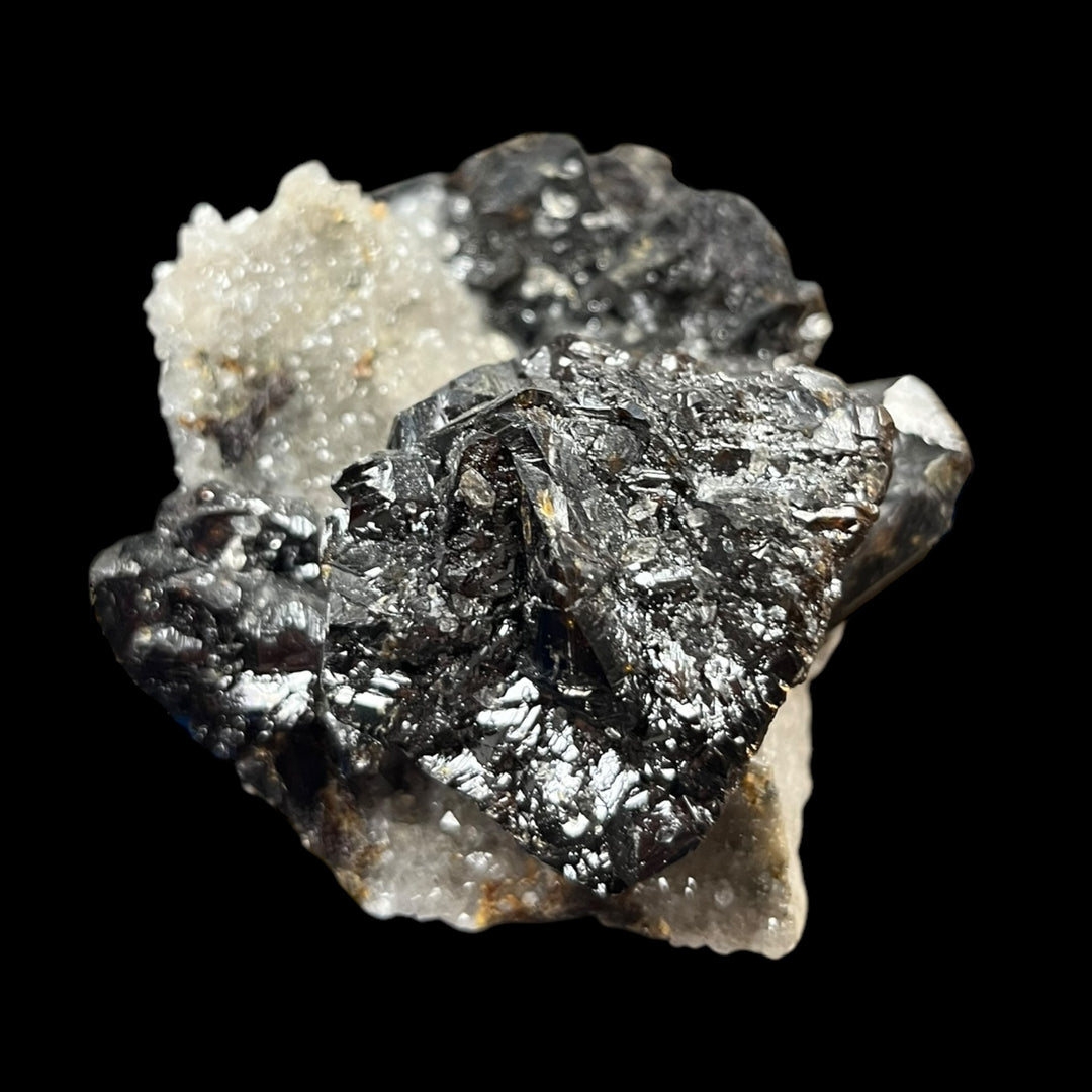 Sphalerite на Quartz Elmwood Mine Tennessee USA DR289