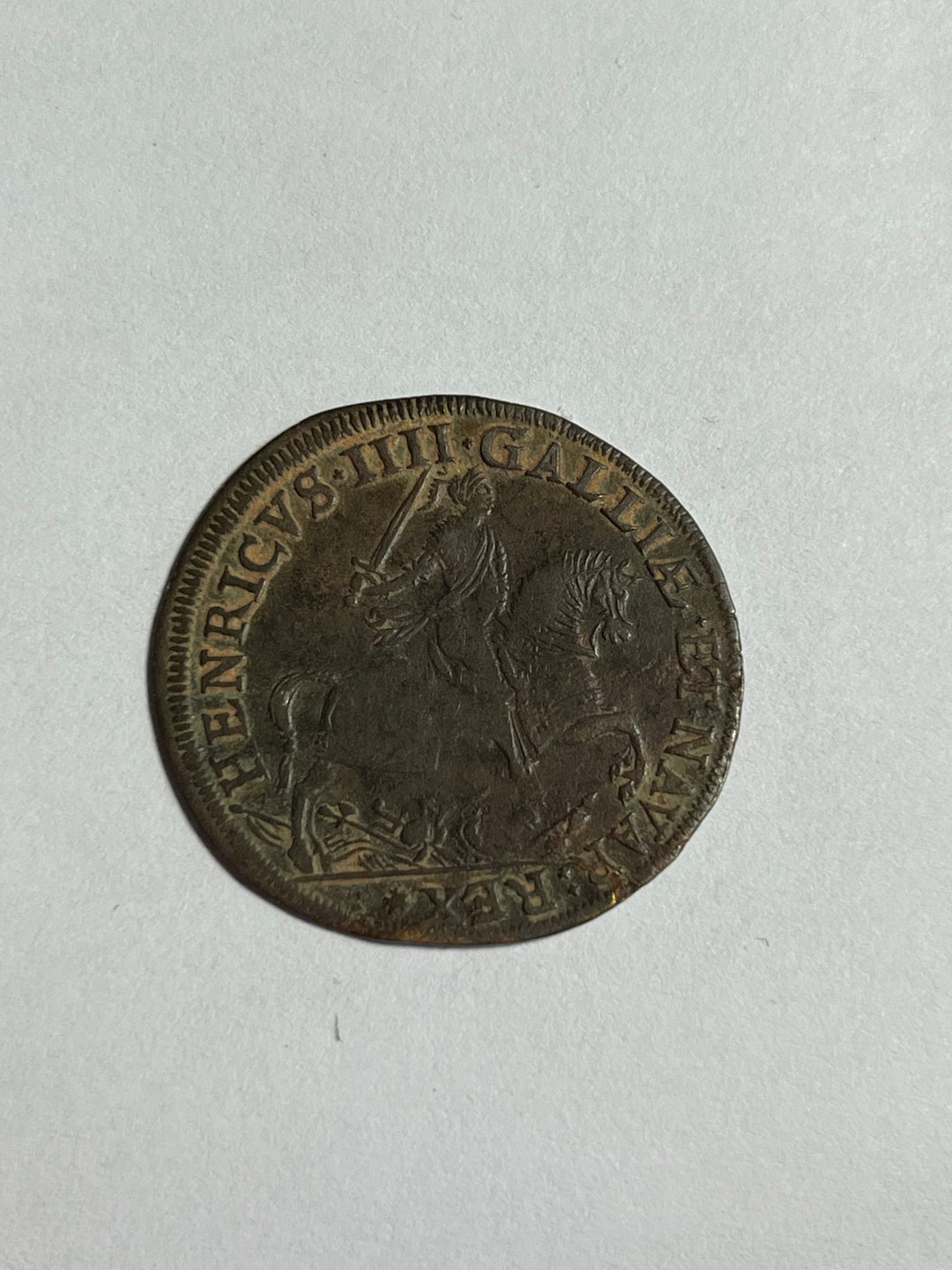 Henri IV brass nuremberg token the great 1599