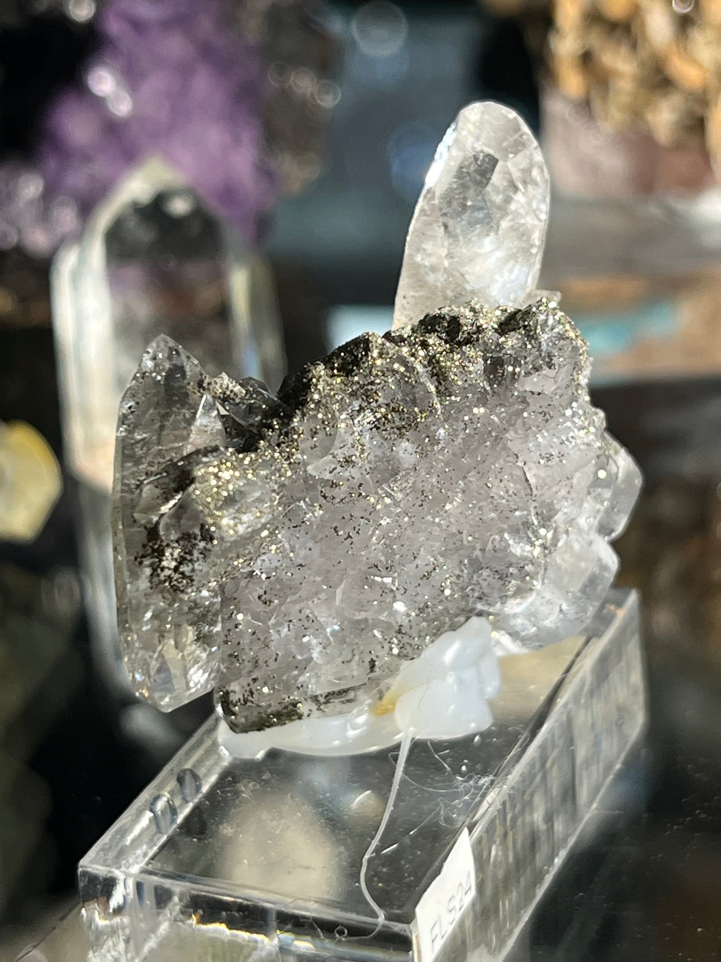 Fluorine + pyrite + calcite Espagne FLS24