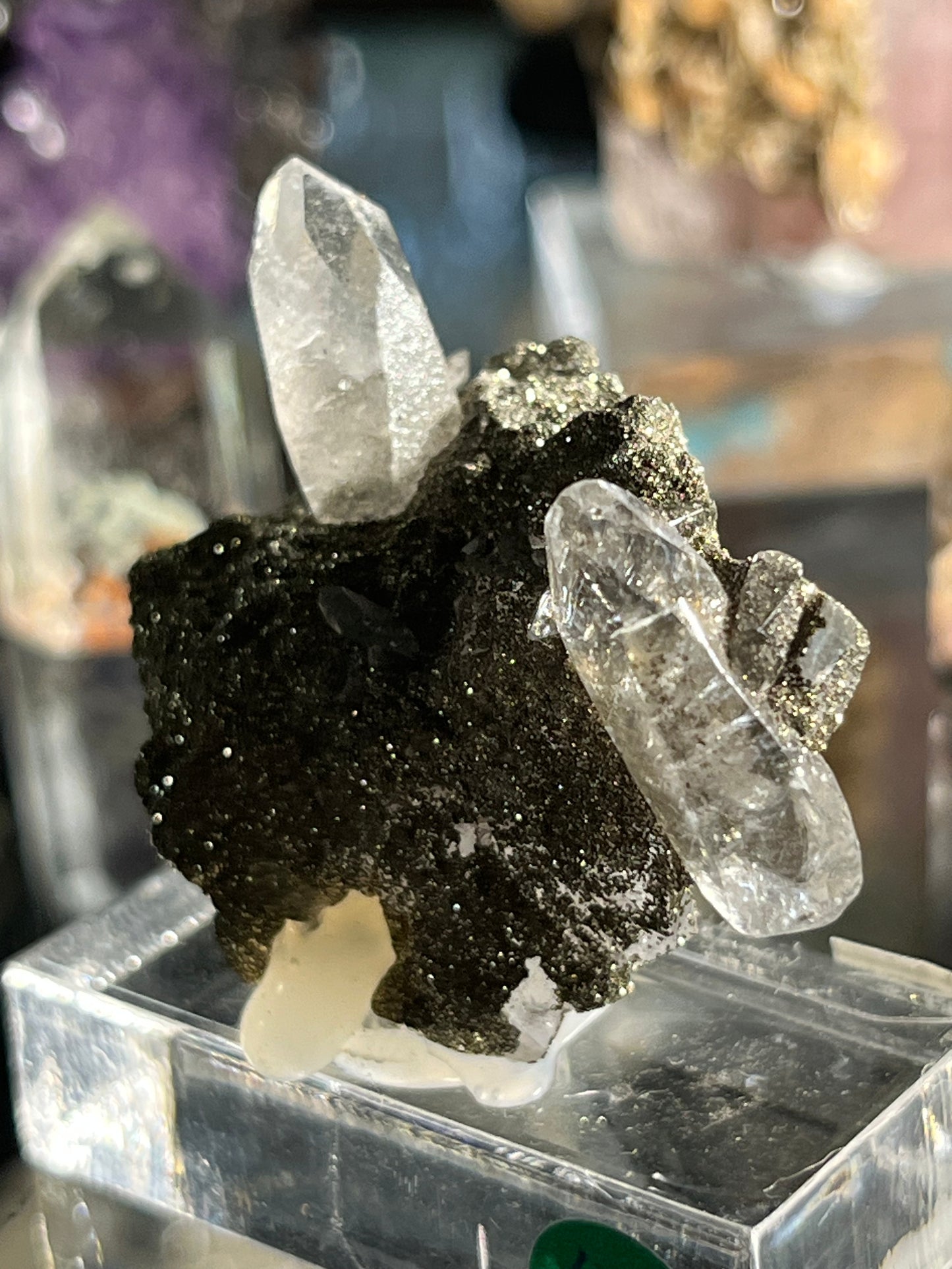 Fluorine + pyrite + calcite Espagne FLS24