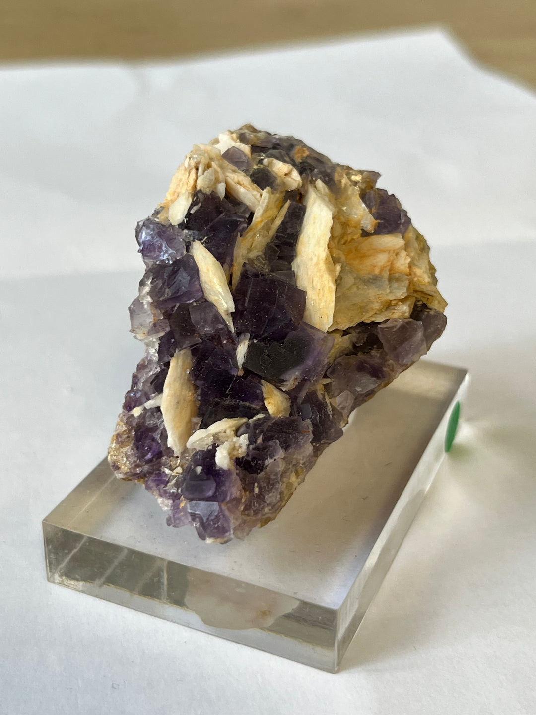 Fluorite baryte Berbes Espagne FLS31