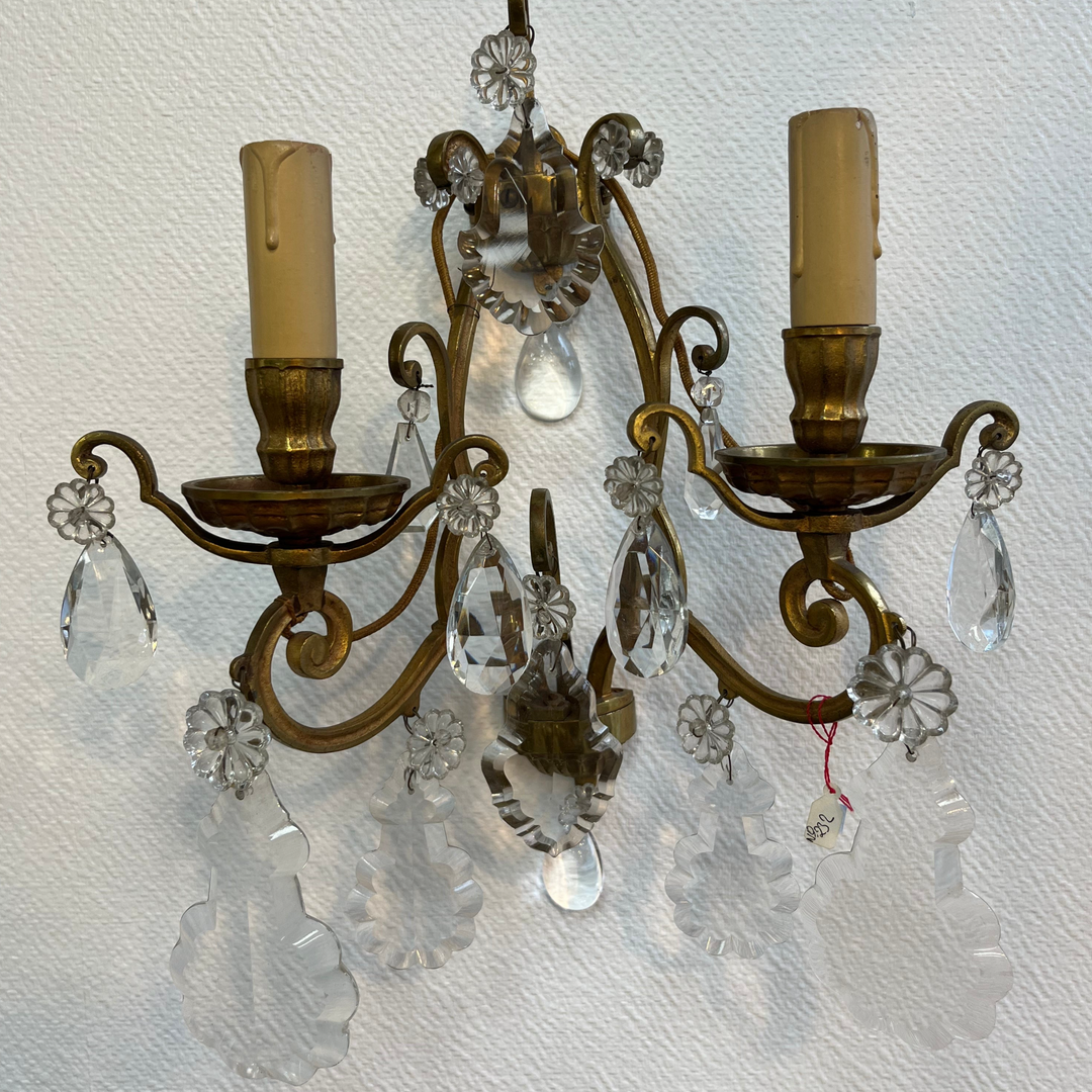 Bronze Cage Louis XV Pampilles Cage Baccarat